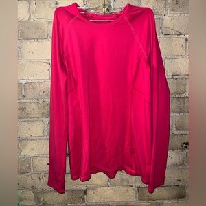 Large Athleta pink long sleeve shirt. Comfortable and warm! Fits like a medium.